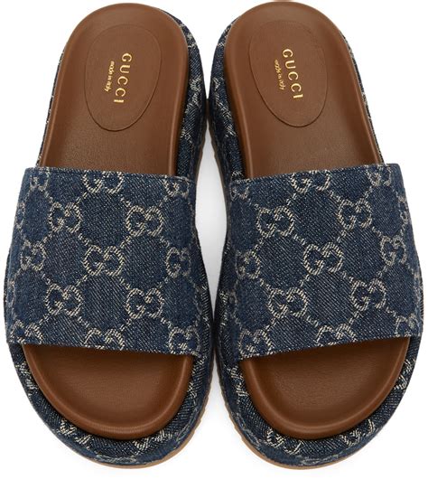 gucci platform sandals denim|Gucci platform sandals aliexpress.